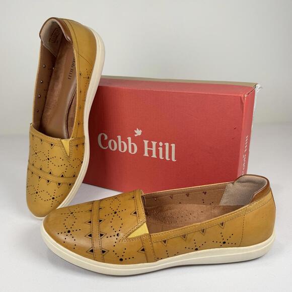 Shoes - NEW Cobb Hill Yellow Bailee Slip-On Shoes - Size 10
